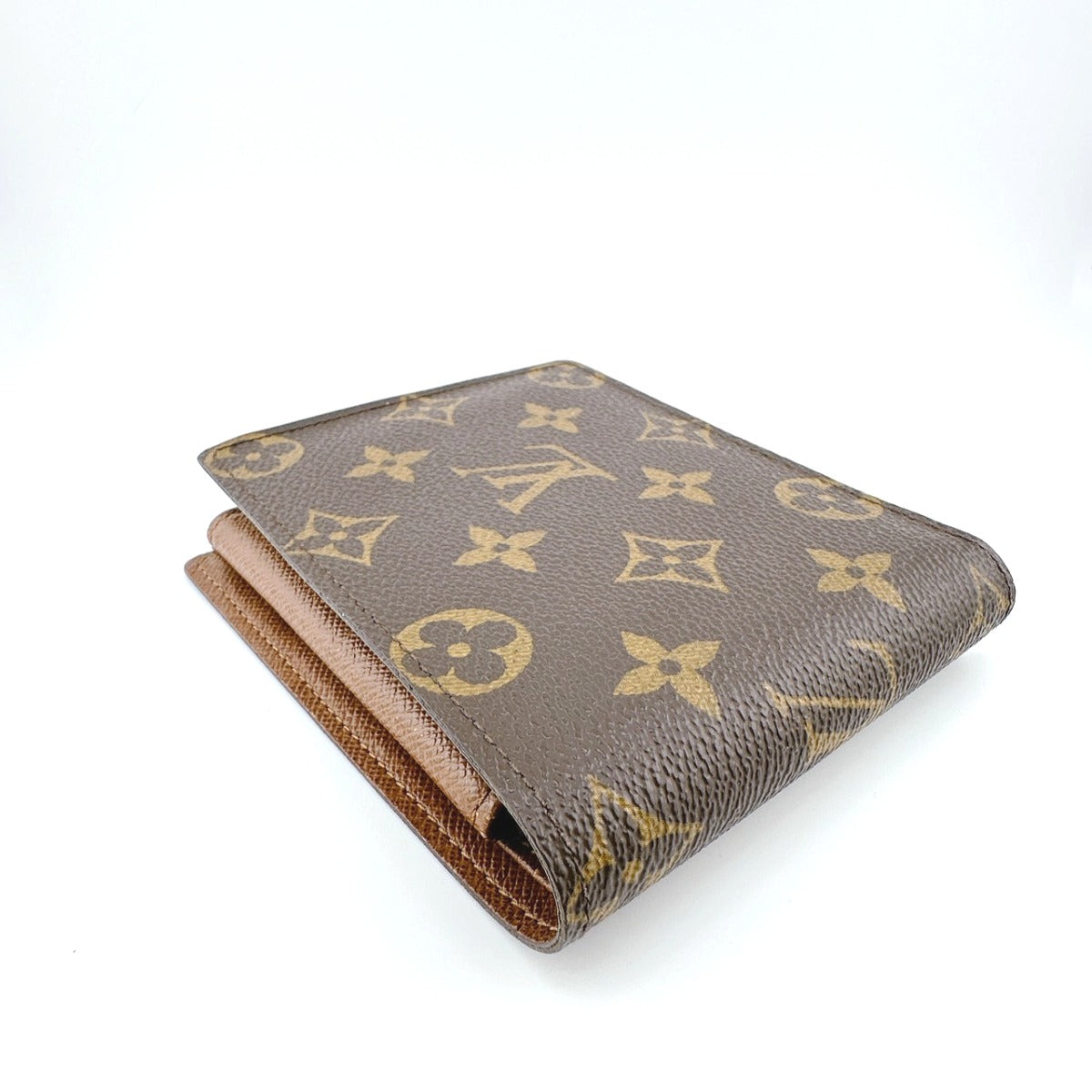 LOUIS VUITTON Bifold Wallet M60026 Monogram canvas Brown Bifold Wallet Monogram Portefeuille Florin unisex(Unisex) Used Authentic
