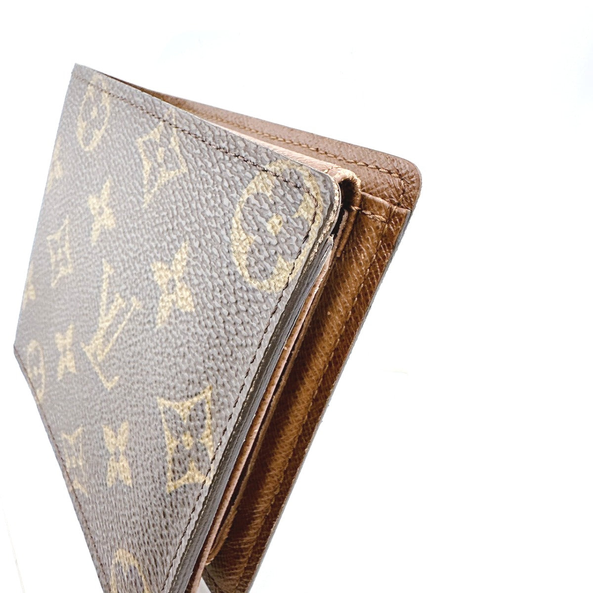 LOUIS VUITTON Bifold Wallet M60026 Monogram canvas Brown Bifold Wallet Monogram Portefeuille Florin unisex(Unisex) Used Authentic