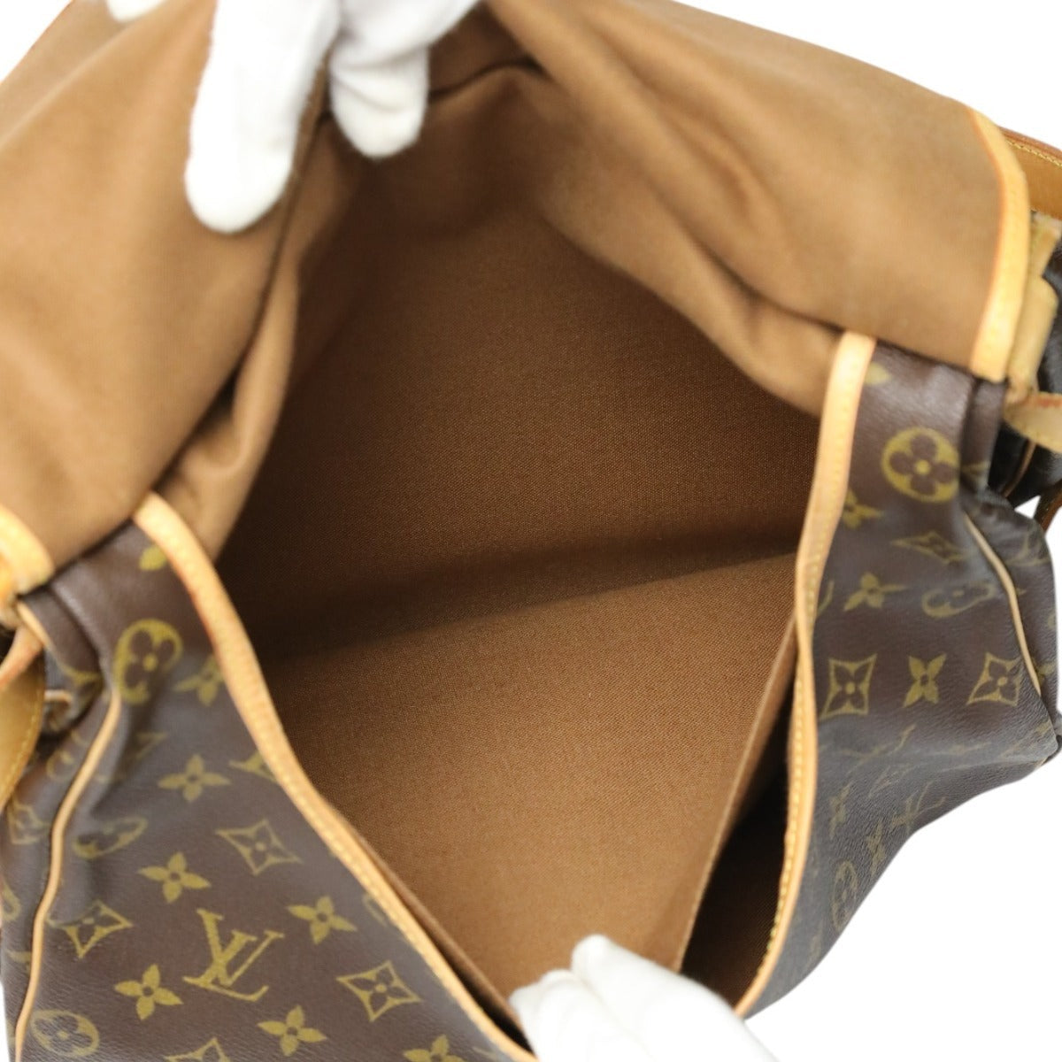 LOUIS VUITTON Shoulder Bag M42254 Monogram canvas Brown Monogram Samuel 35 M