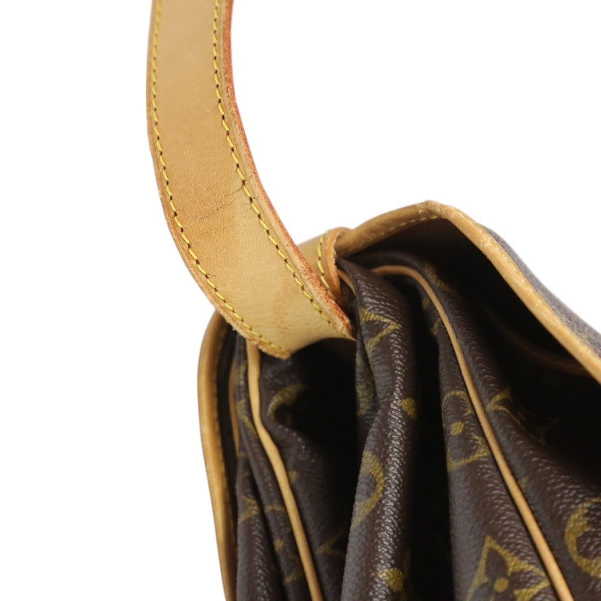 LOUIS VUITTON Shoulder Bag M42254 Monogram canvas Brown Monogram Samuel 35 M