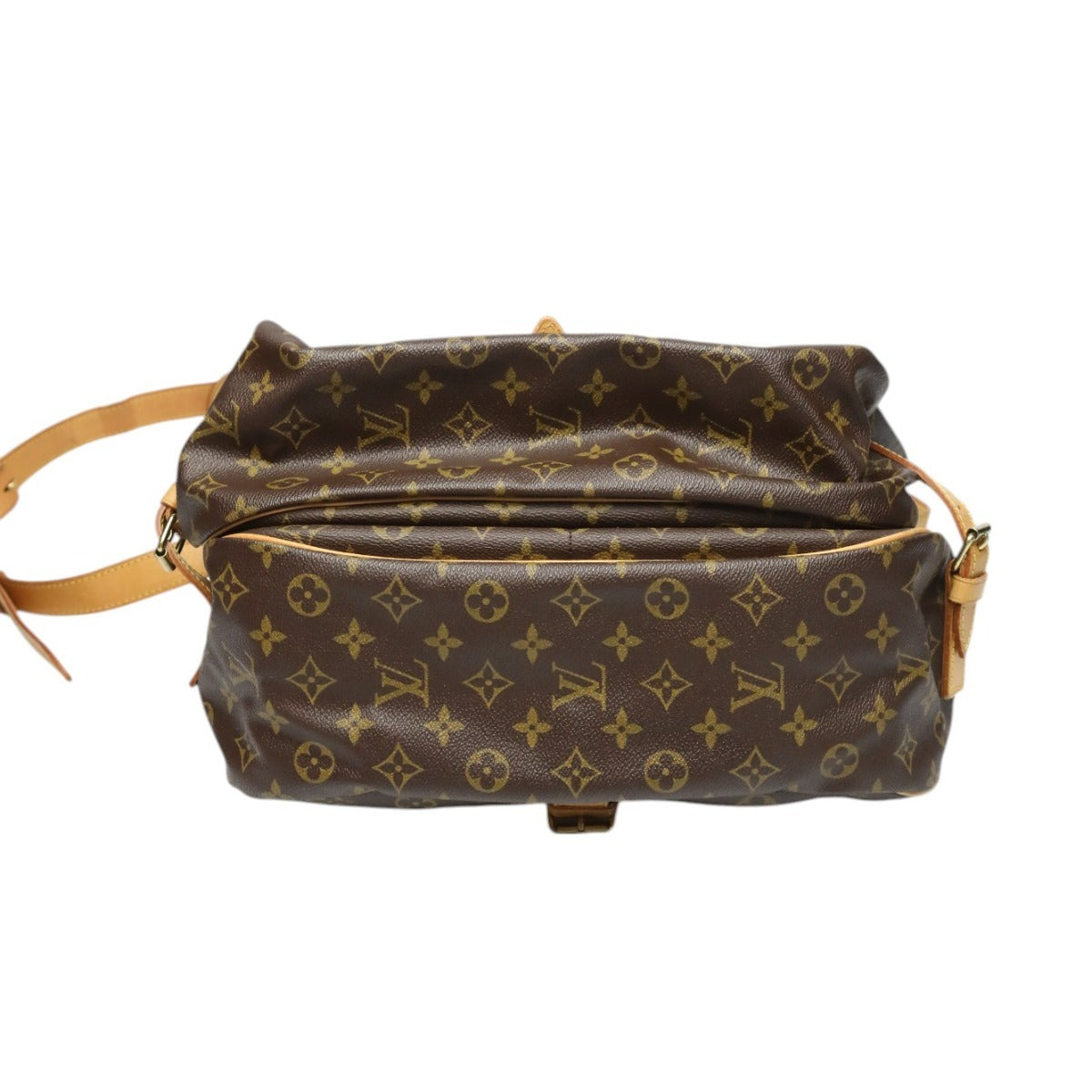 LOUIS VUITTON Shoulder Bag M42254 Monogram canvas Brown Monogram Samuel 35 M