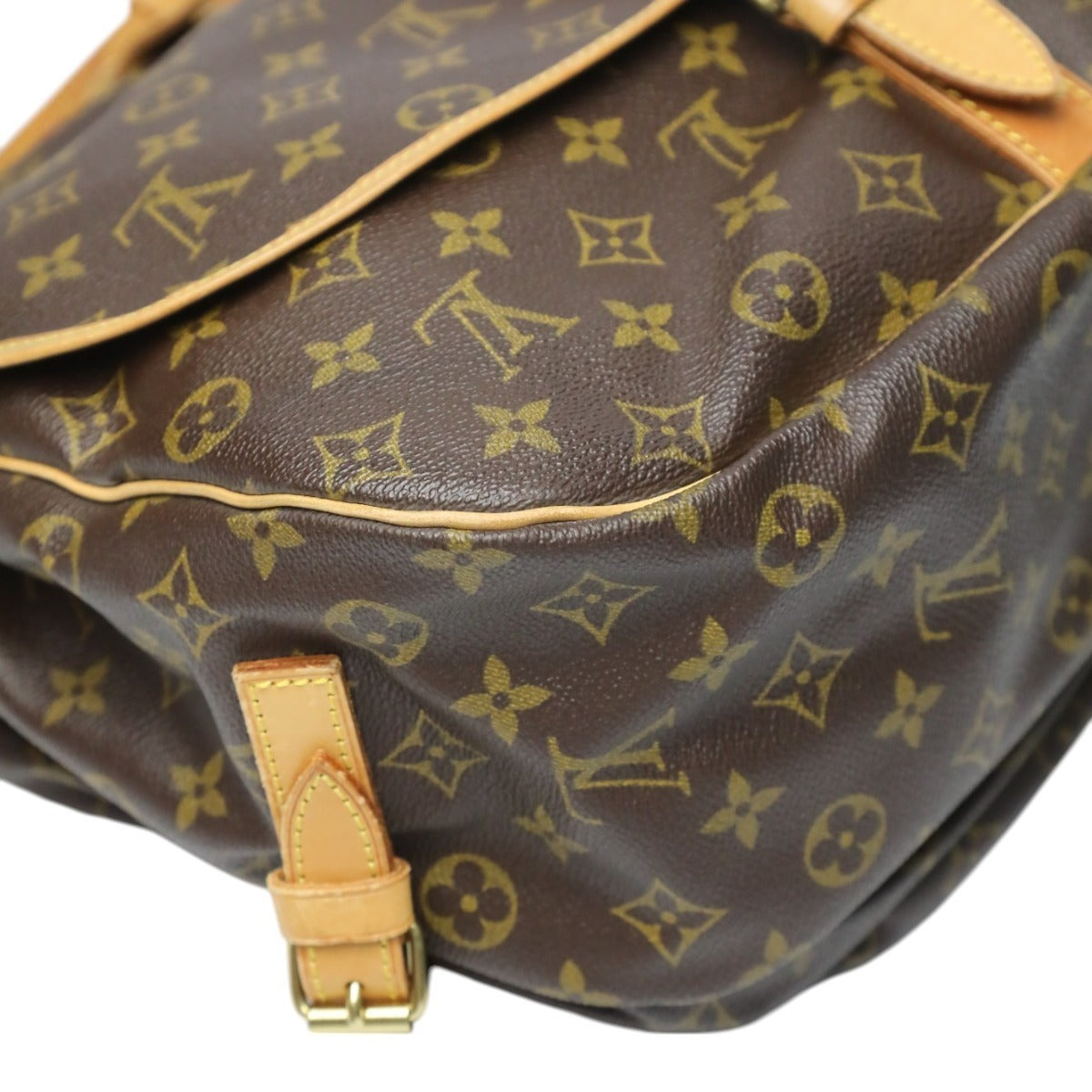 LOUIS VUITTON Shoulder Bag M42254 Monogram canvas Brown Monogram Samuel 35 M