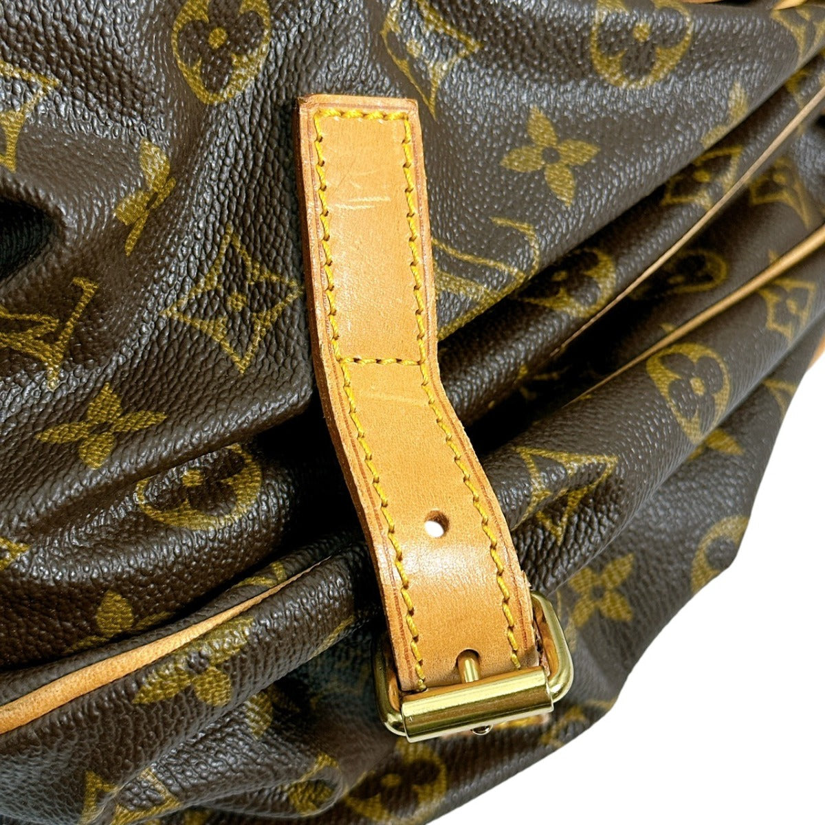 LOUIS VUITTON Shoulder Bag M42254 Monogram canvas Brown Monogram Samuel 35 M