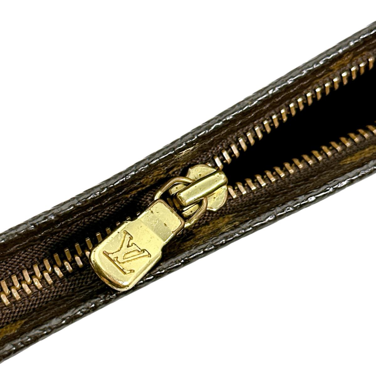 LOUIS VUITTON Pouch M47544 Monogram canvas Brown Pochette Monogram Toilette 19 unisex(Unisex) Used Authentic