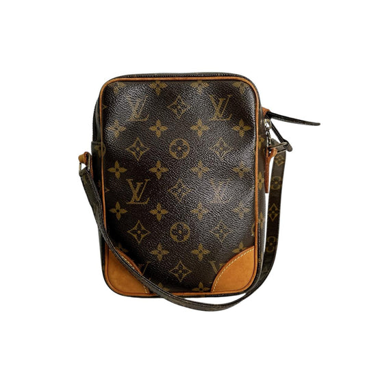 LOUIS VUITTON Shoulder Bag M45266 Monogram canvas Brown Monogram Danube