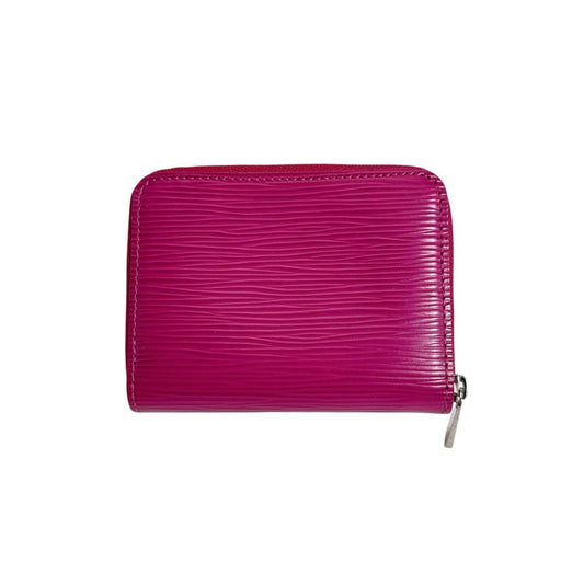 LOUIS VUITTON Coin case M6015K Epi Leather purple Epi Zip around purse