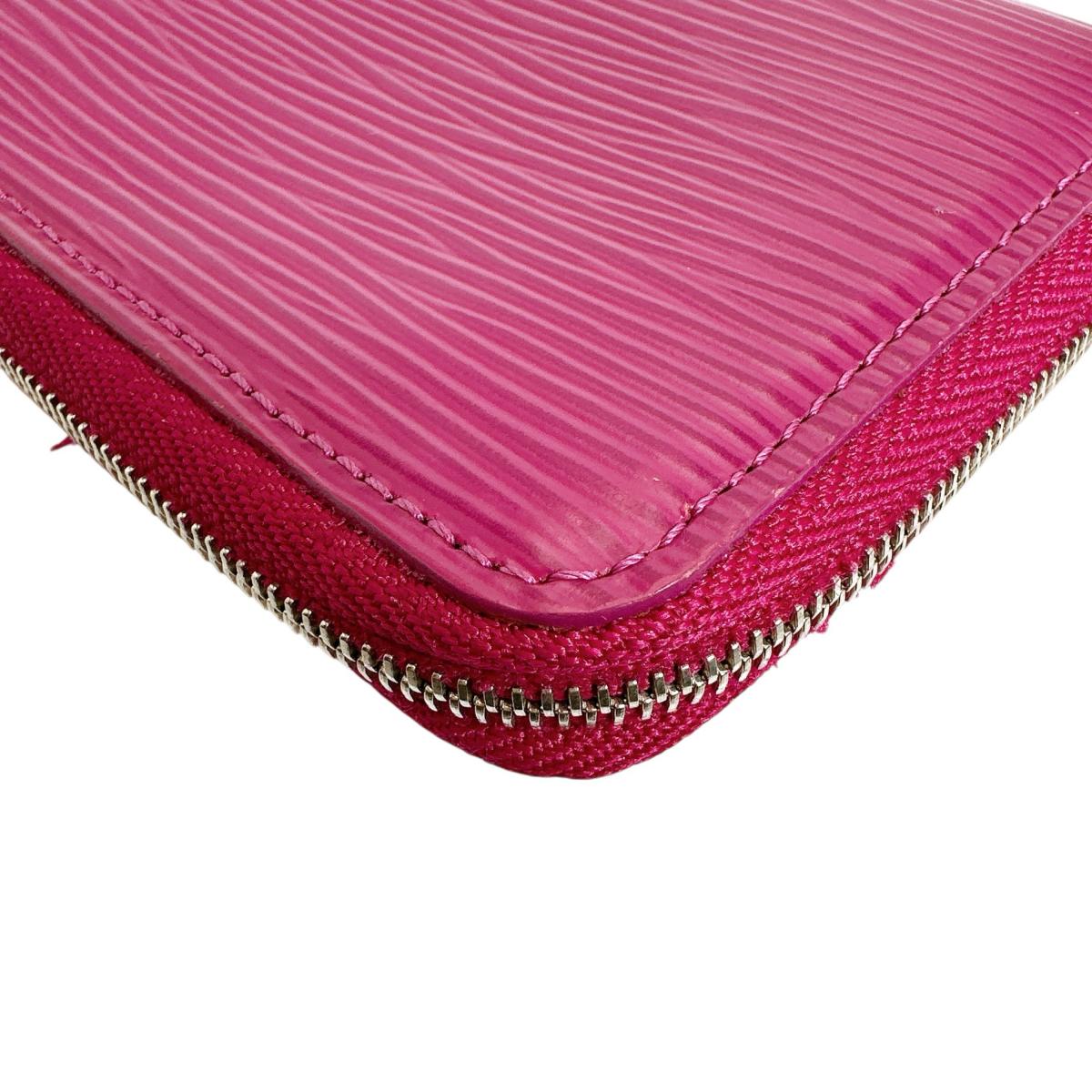 LOUIS VUITTON Coin case M6015K Epi Leather purple Epi Zip around purse