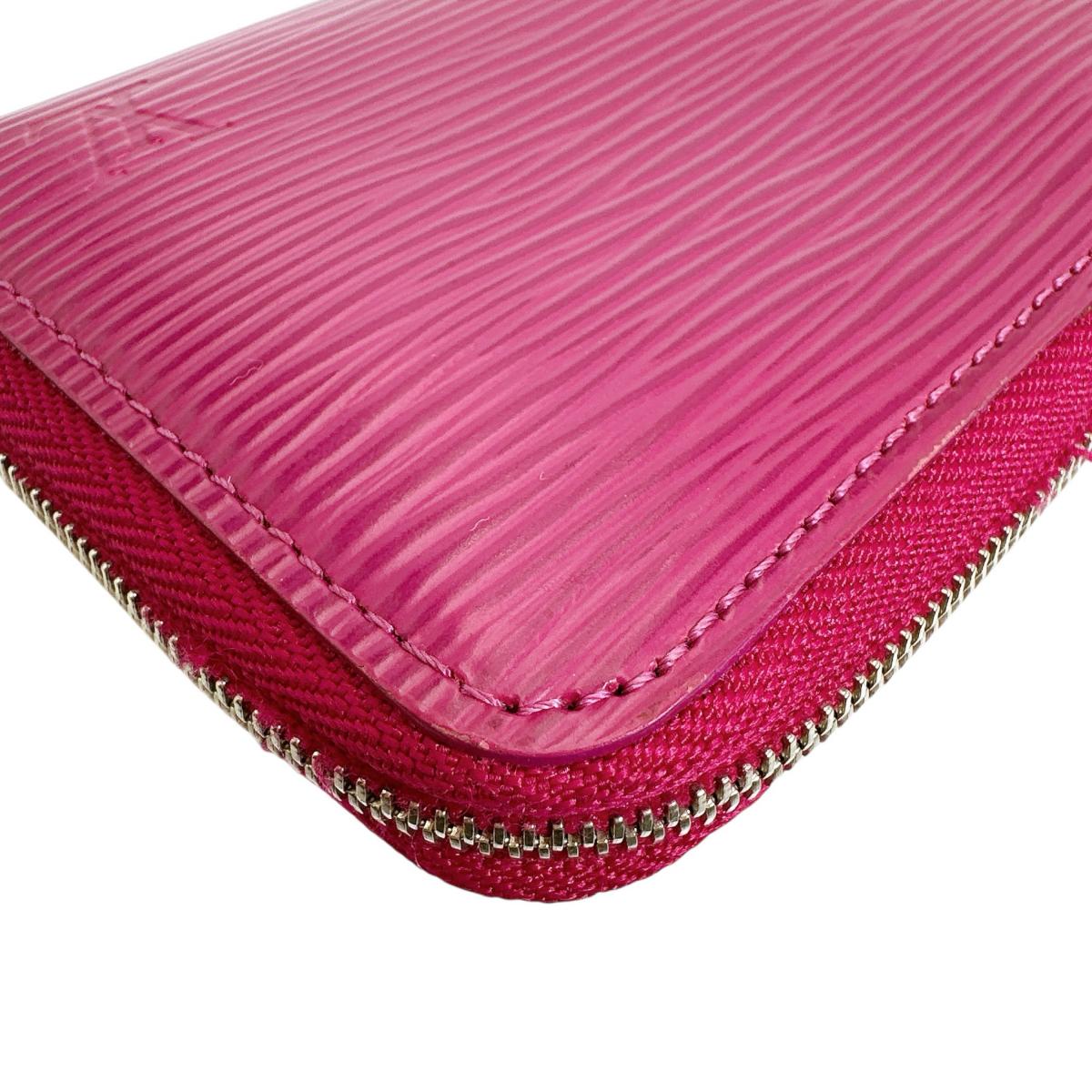 LOUIS VUITTON Coin case M6015K Epi Leather purple Epi Zip around purse