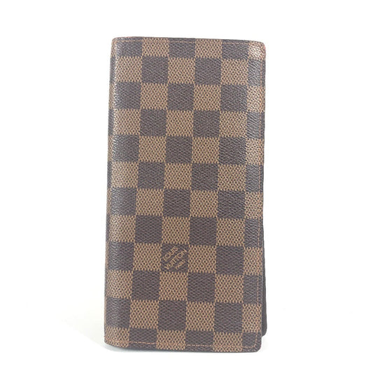 LOUIS VUITTON Long Wallet Purse N60017 Damier canvas Brown Damier Portefeuille Blaza