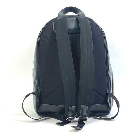 BURBERRY Backpack 8021908 Coated canvas black ML JETT Horseferry mens Used Authentic