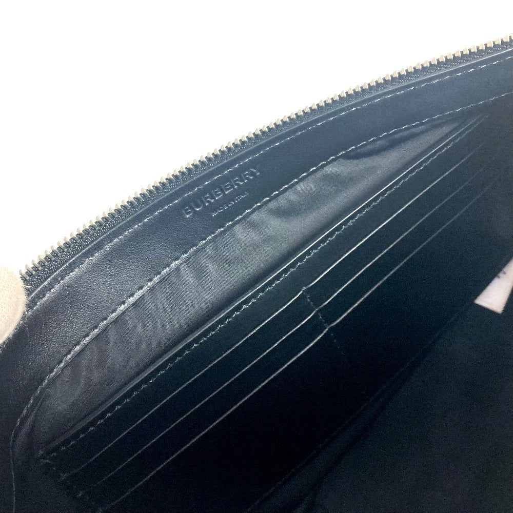 BURBERRY Clutch bag 8014756 Nylon black logo Horseferry