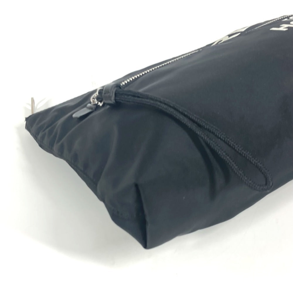 BURBERRY Clutch bag 8014756 Nylon black logo Horseferry