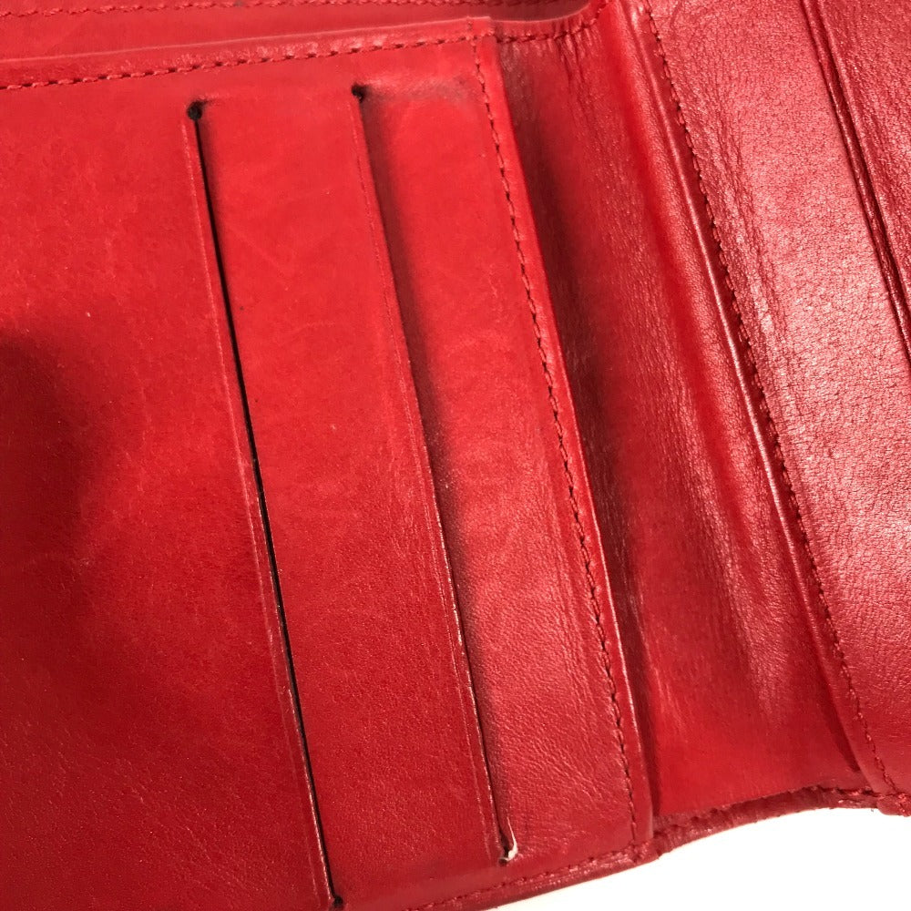 LOUIS VUITTON Trifold wallet M91169 Monogram Vernis Red Monogram Vernis Porto Monevier Cult Clady