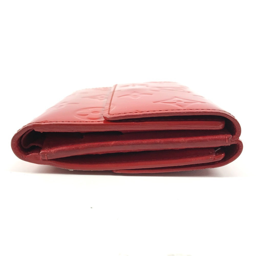 LOUIS VUITTON Trifold wallet M91169 Monogram Vernis Red Monogram Vernis Porto Monevier Cult Clady