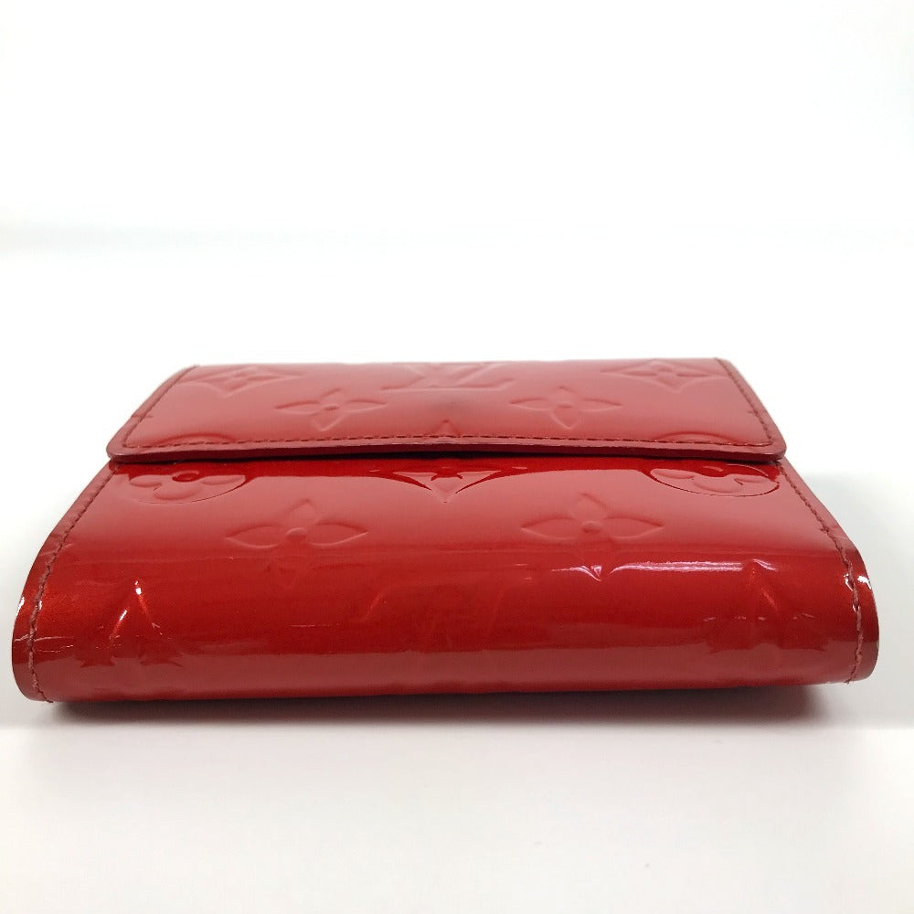 LOUIS VUITTON Trifold wallet M91169 Monogram Vernis Red Monogram Vernis Porto Monevier Cult Clady