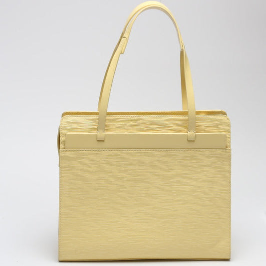 LOUIS VUITTON Tote Bag M5249A Epi Leather Vanilla Epi Shoulder back