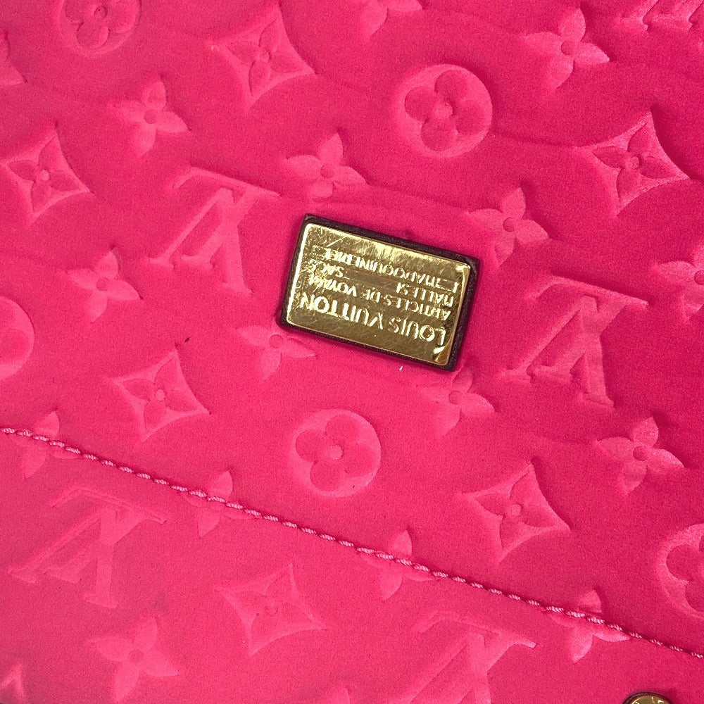 LOUIS VUITTON Shoulder Bag M92802 microfiber pink Cruise line Scuba MM