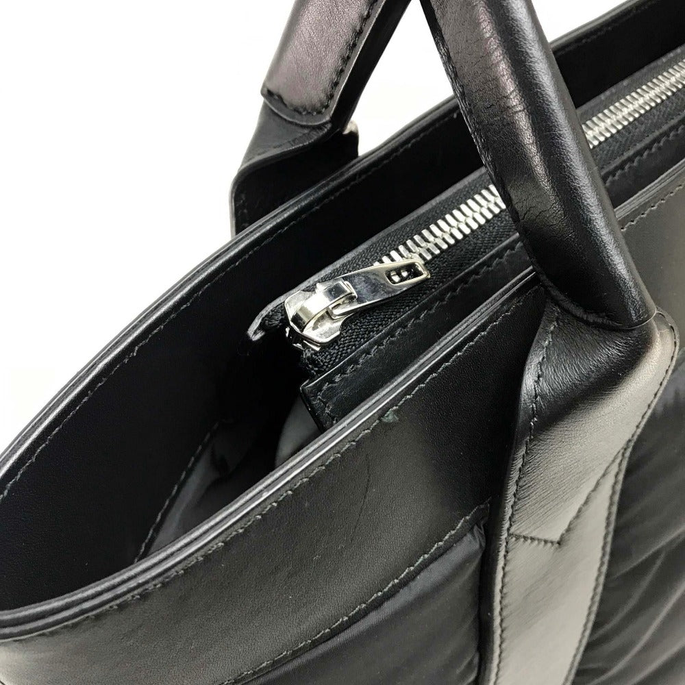 BALENCIAGA Tote Bag 363425 Nylon,leather black Kabas S mens(Unisex) Used Authentic