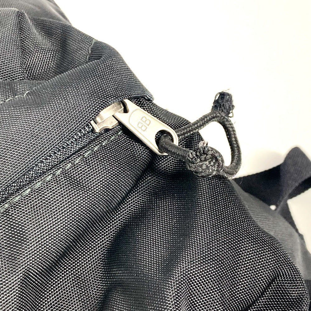 BALENCIAGA Backpack 503221 Nylon canvas black Explorer logo unisex(Unisex) Used Authentic