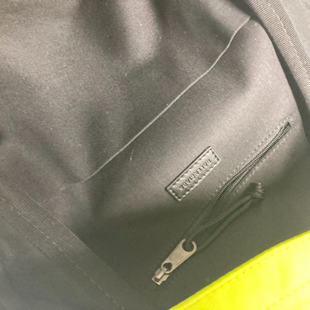 BALENCIAGA Backpack 558163 Nylon canvas yellow Explorer logo mens(Unisex) Used Authentic