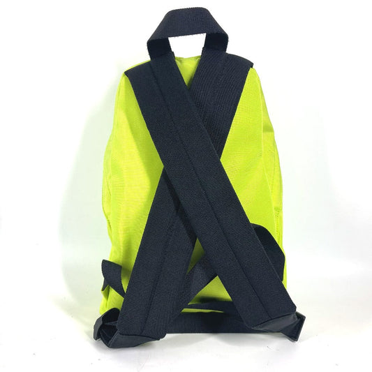 BALENCIAGA Backpack 558163 Nylon canvas yellow Explorer logo mens(Unisex) Used Authentic
