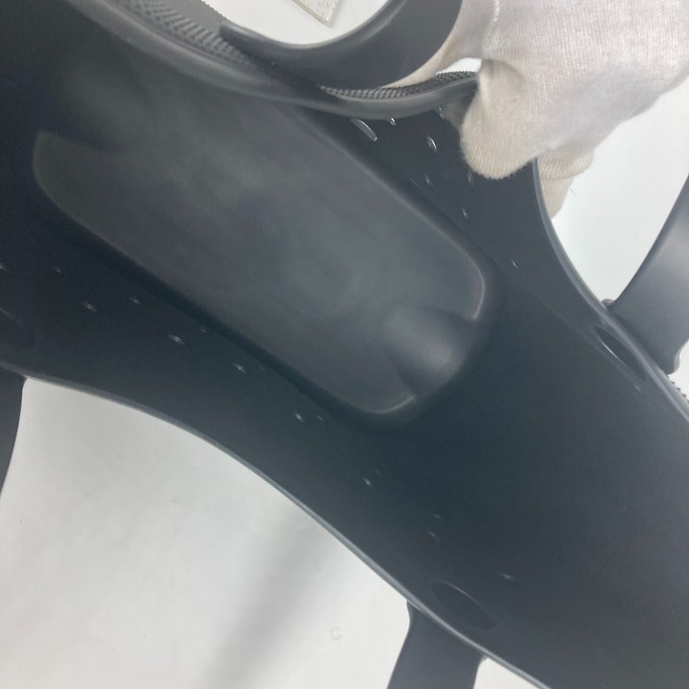 BALENCIAGA Tote Bag 702266 rubber black Crocs collaboration Rubber Large Tote Bag