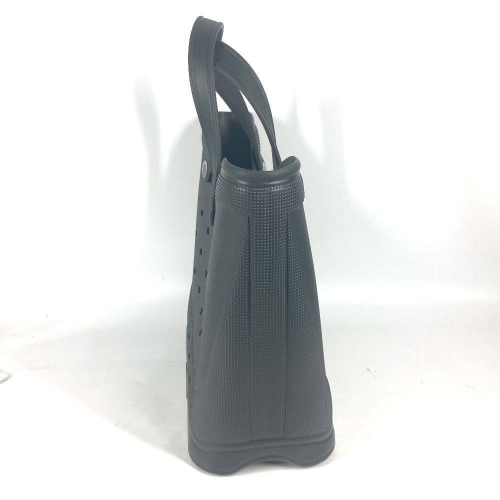 BALENCIAGA Tote Bag 702266 rubber black Crocs collaboration Rubber Large Tote Bag