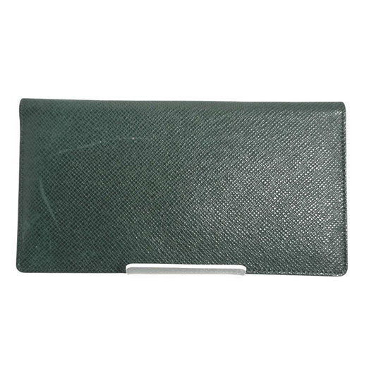 LOUIS VUITTON Long Wallet Purse M3039P Taiga green Taiga Port-Barre Cartes Crdit