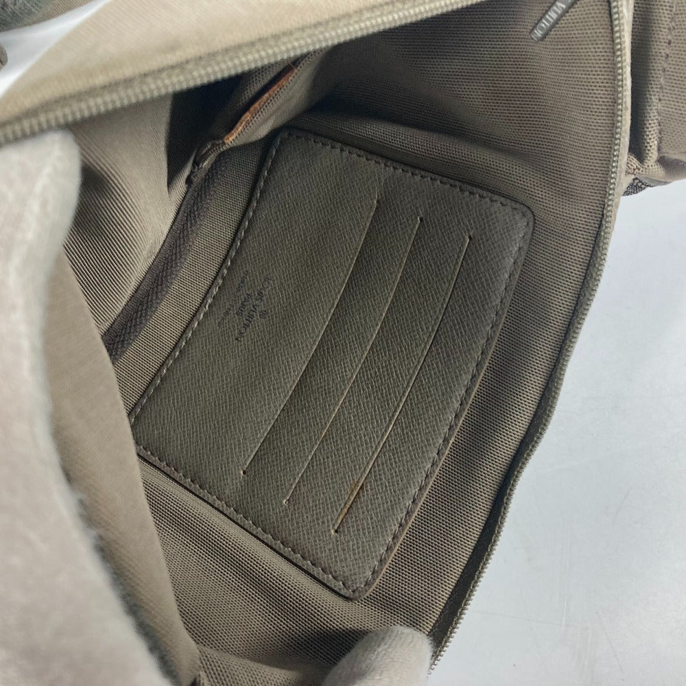 LOUIS VUITTON Sling bag M93211 Damier Jean Canvas beige Damier Jean Suntur Jogging mens Used Authentic