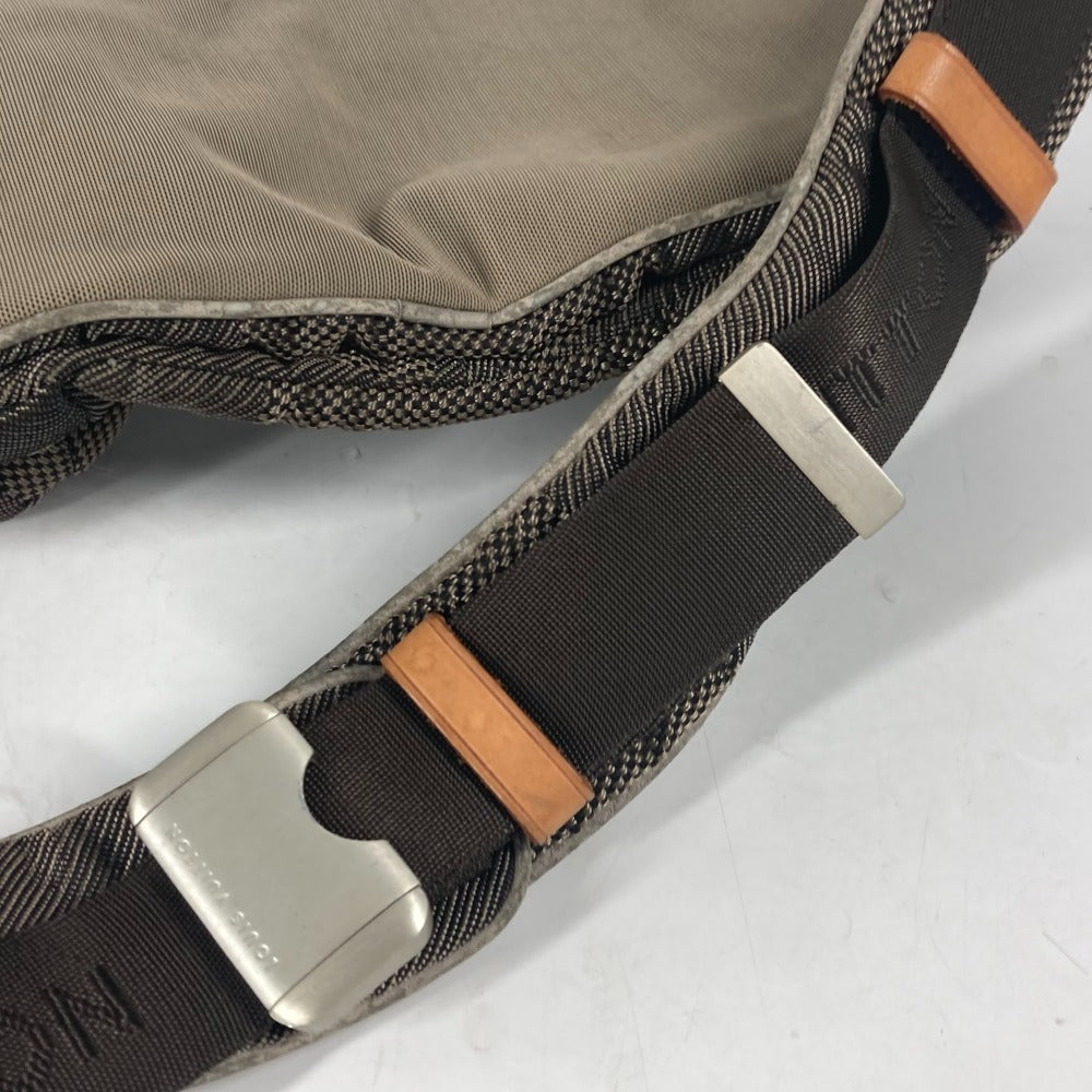 LOUIS VUITTON Sling bag M93211 Damier Jean Canvas beige Damier Jean Suntur Jogging mens Used Authentic