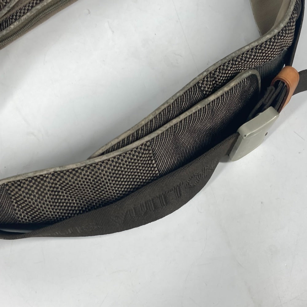 LOUIS VUITTON Sling bag M93211 Damier Jean Canvas beige Damier Jean Suntur Jogging mens Used Authentic