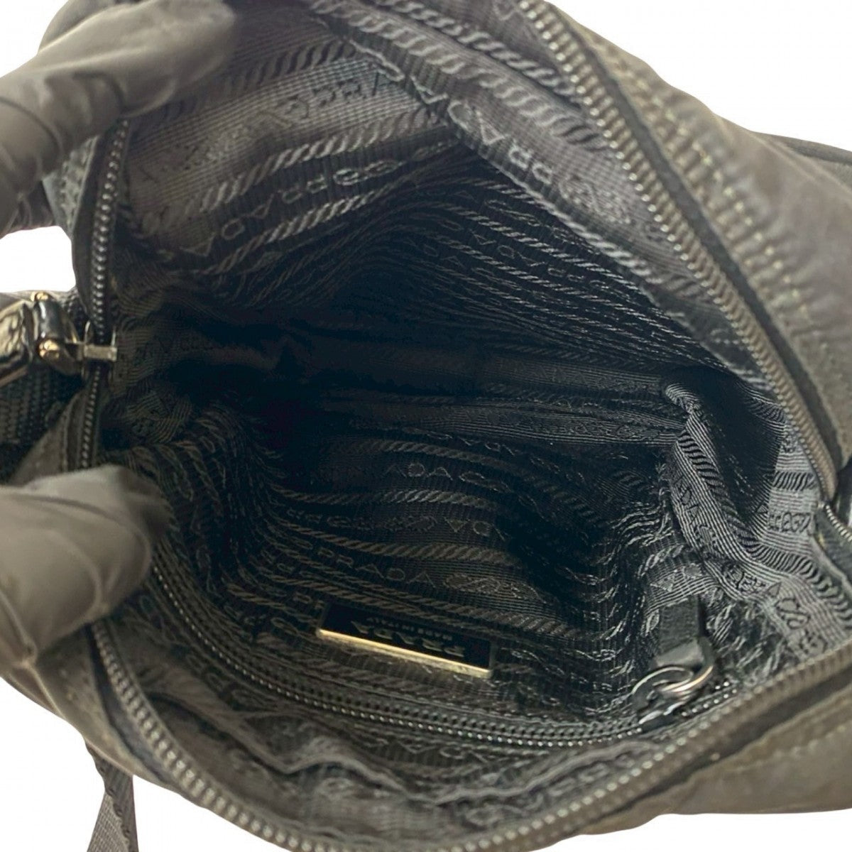 PRADA Shoulder Bag Nylon black