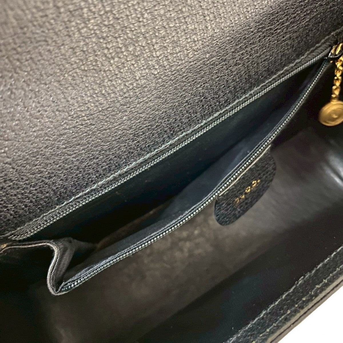 GUCCI Handbag leather black Bamboo
