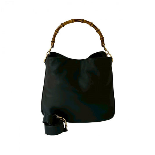 GUCCI Shoulder Bag leather black