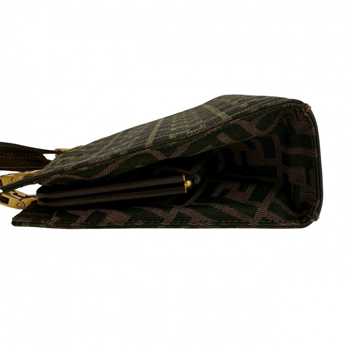 FENDI Handbag leather Brown