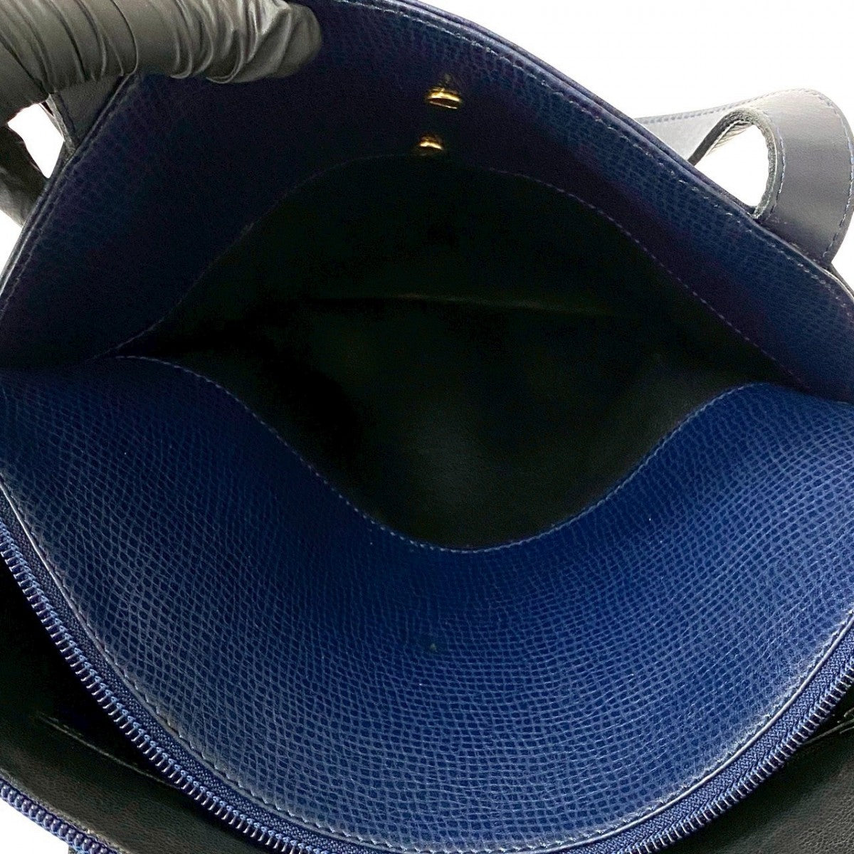 Dior Shoulder Bag leather Navy