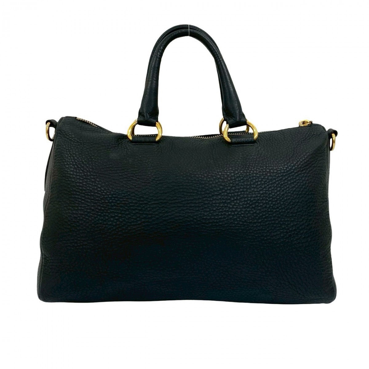 PRADA Handbag leather black