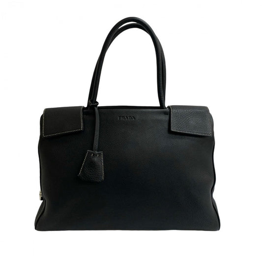 PRADA Handbag leather black
