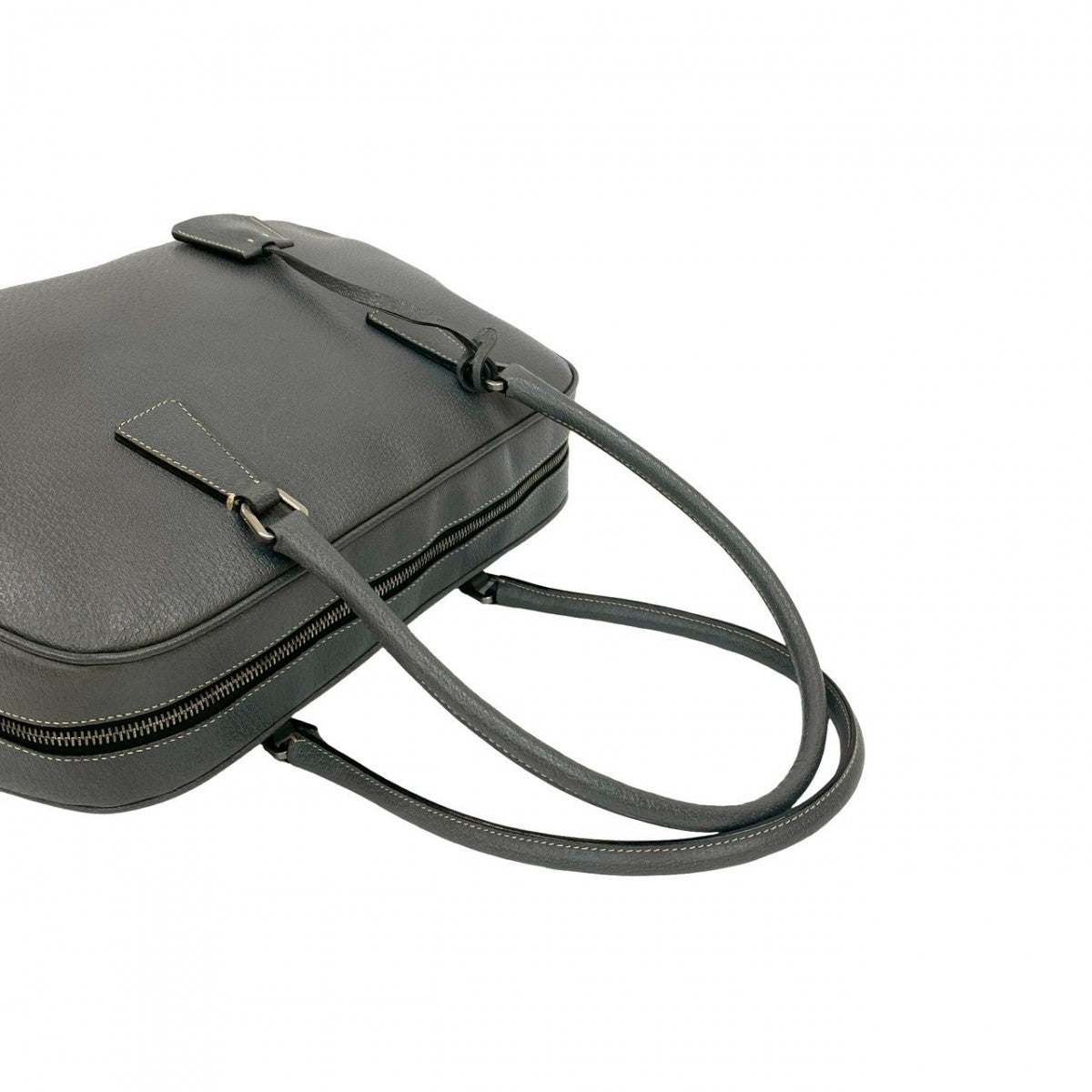 PRADA Handbag leather gray
