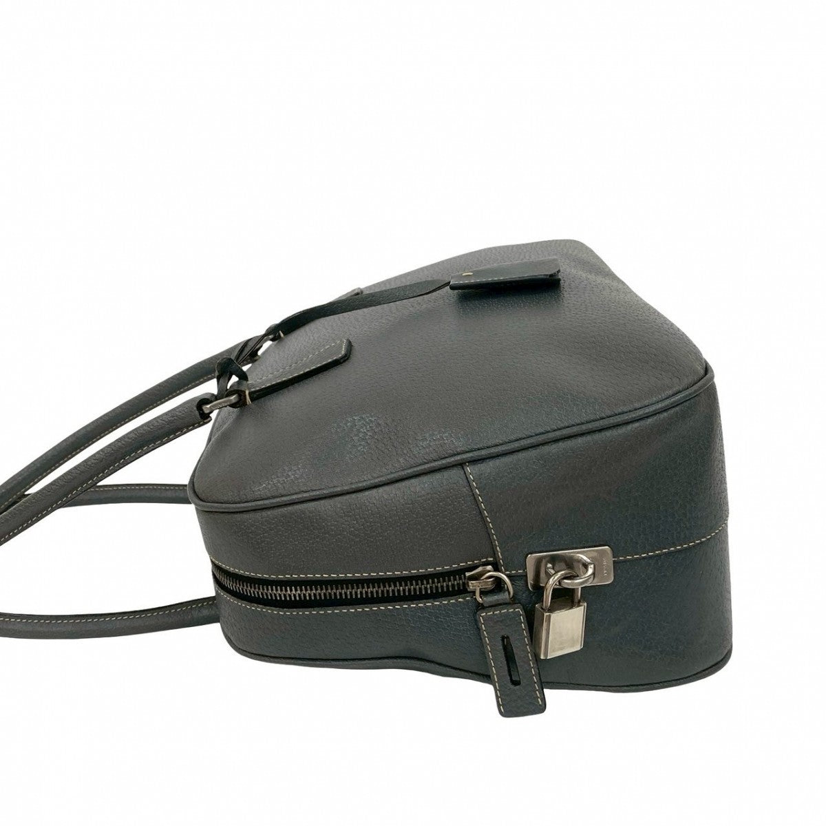 PRADA Handbag leather gray