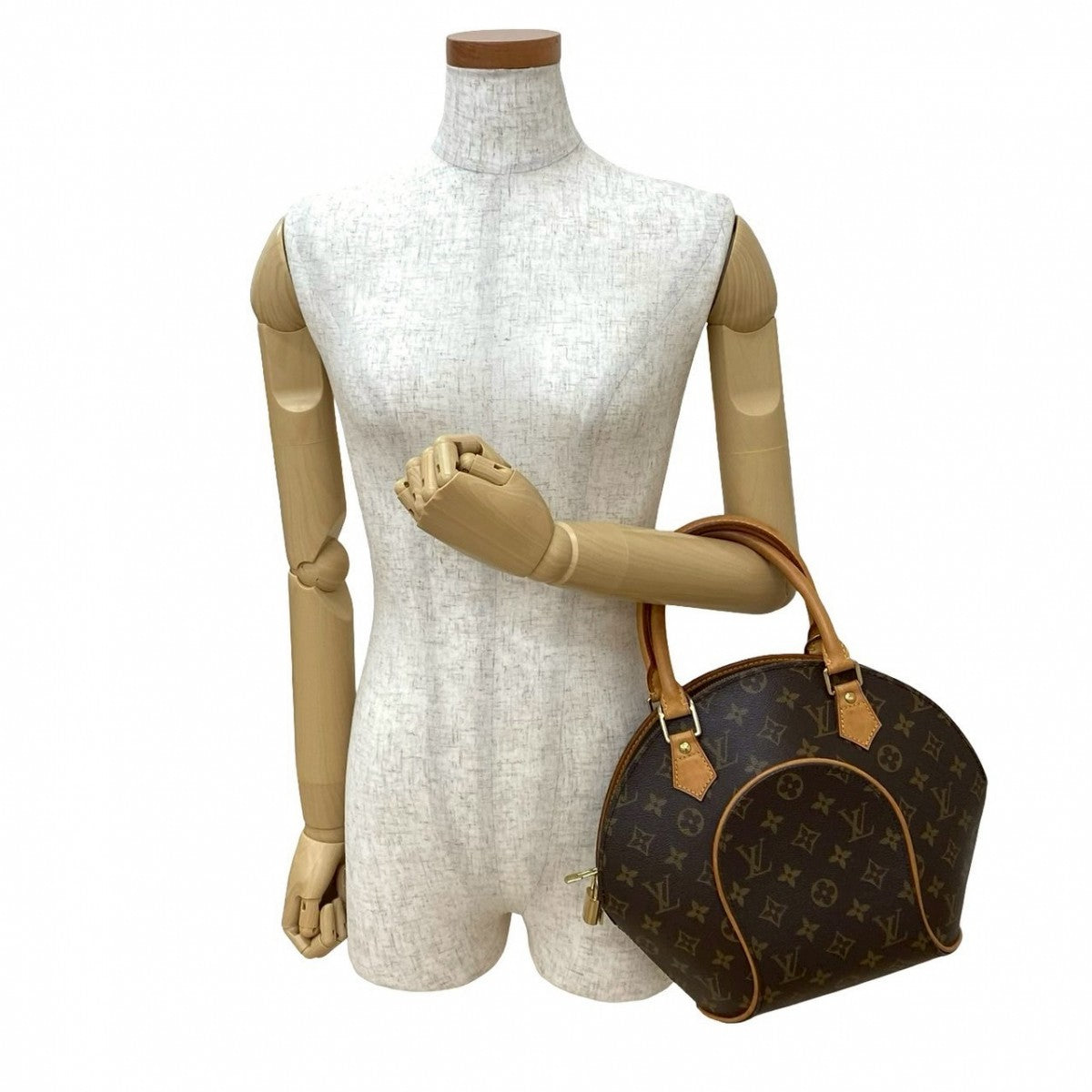 LOUIS VUITTON Handbag M51127 leather Brown Monogram Ellipse PM