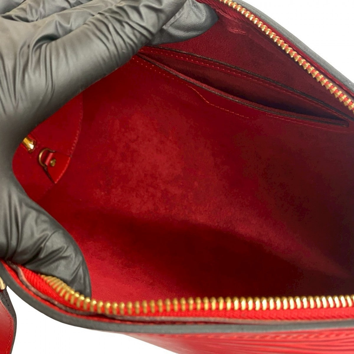 LOUIS VUITTON Handbag M52227 Epi Leather Red Epi Suflo