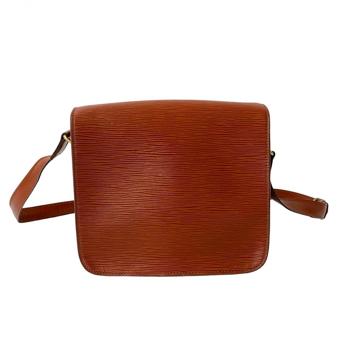 LOUIS VUITTON Shoulder Bag M52243 Epi Leather Brown Epi Cartouchiere