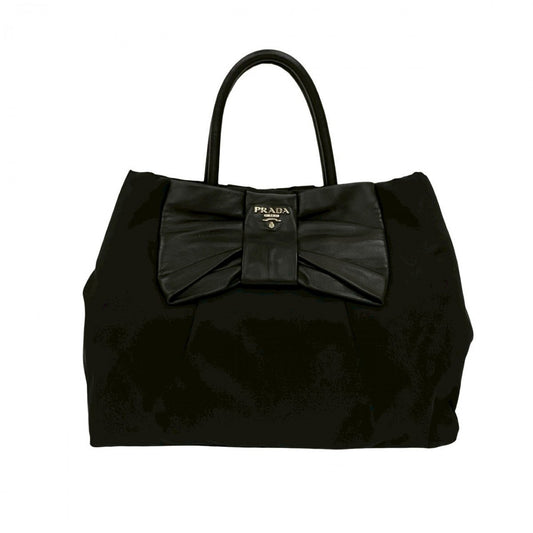 PRADA Handbag Nylon black