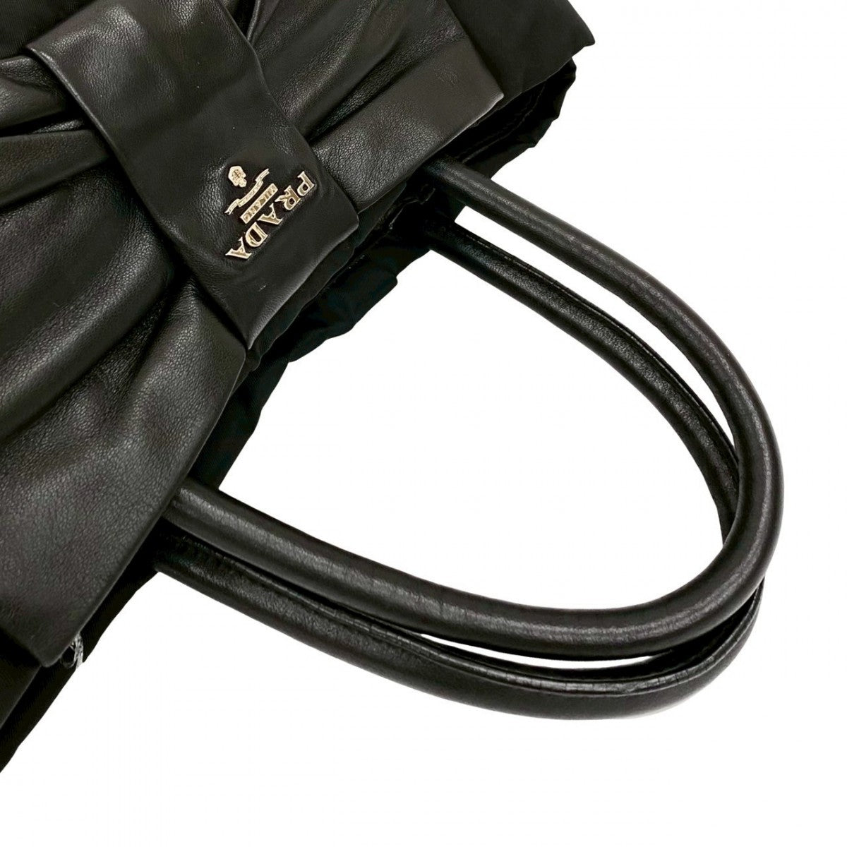 PRADA Handbag Nylon black