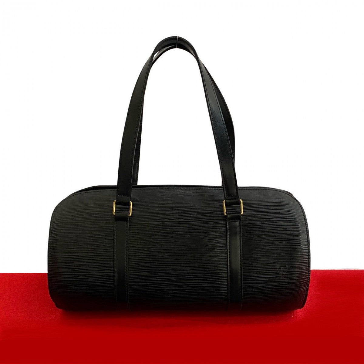 LOUIS VUITTON Handbag Epi Leather black Epi Suflo