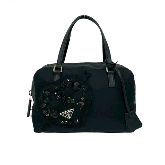 PRADA Handbag Nylon black