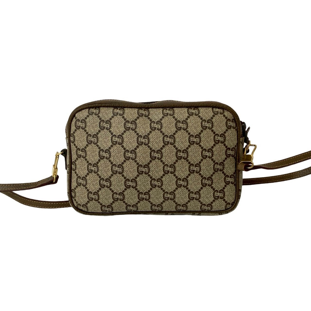 GUCCI Shoulder Bag leather Brown