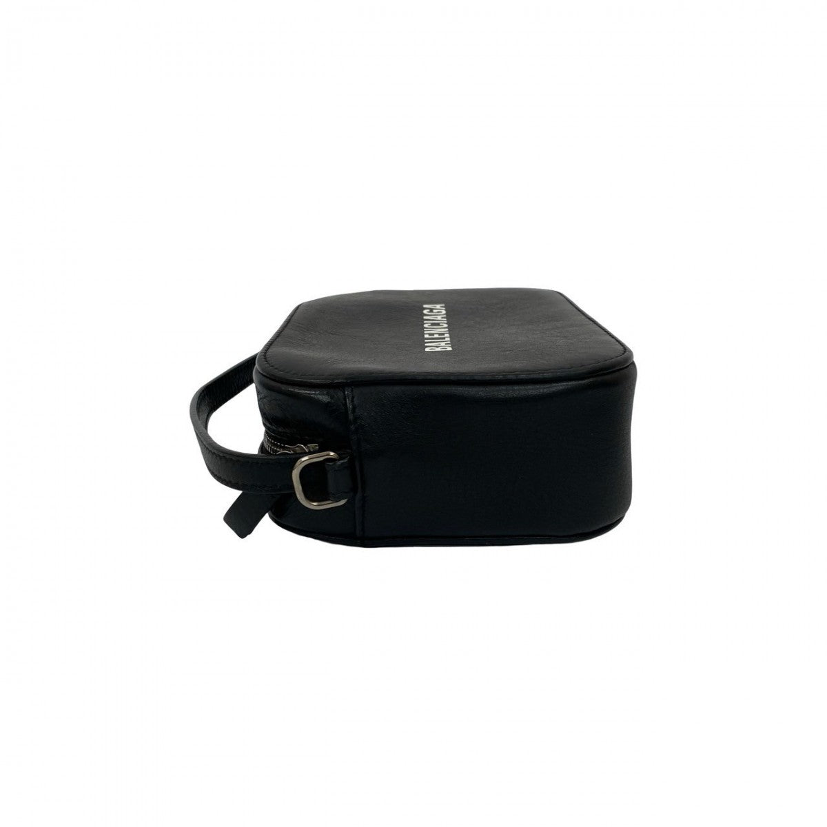 BALENCIAGA Shoulder Bag leather black Everyday camera bag S