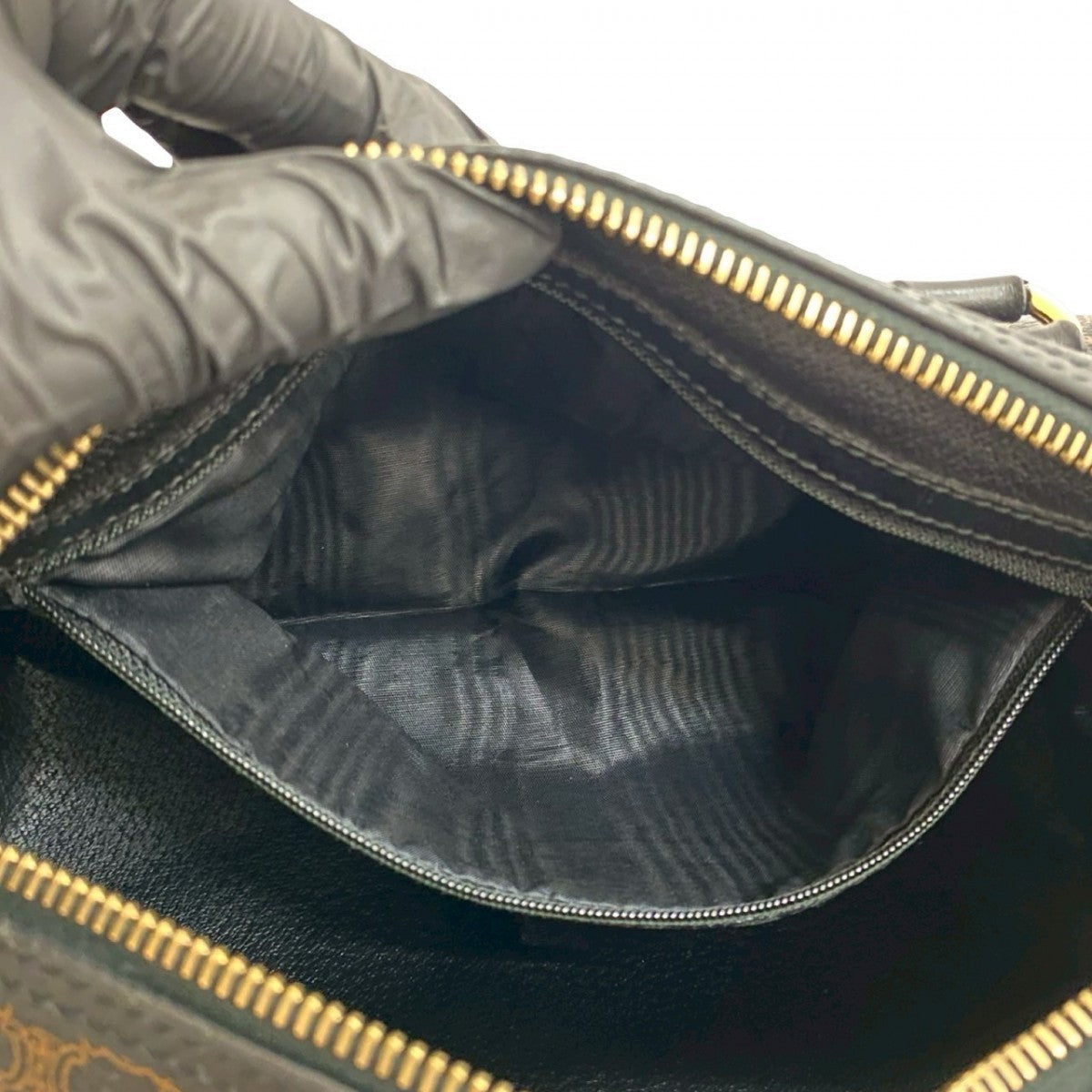 CELINE Handbag leather black